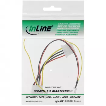 InLine ventiliatoriaus adapterio laidas 12V / 7V su greičio signalu InLine 33007T