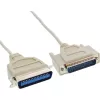 InLine spausdintuvo laidas Bi-Directional 25 kontaktų D-Sub į 36 kontaktų Centronics 5 m
