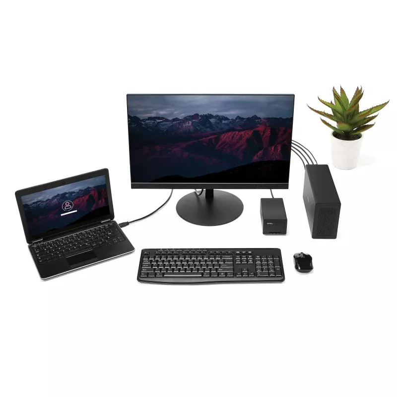 StarTech.com Vieno lizdo Thunderbolt 3 PCIe išplėtimo korpusas