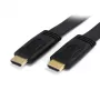 StarTech.com 5 m plokščias didelės spartos HDMI® kabelis su Ethernet - Ultra HD 4k x 2k HDMI kabelis - HDMI į HDMI M/M