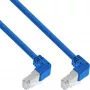 InLine® S-76602BU-3.43 tinklo kabelis su kampuota jungtimi S/FTP Cat.6 3,43 m mėlynas