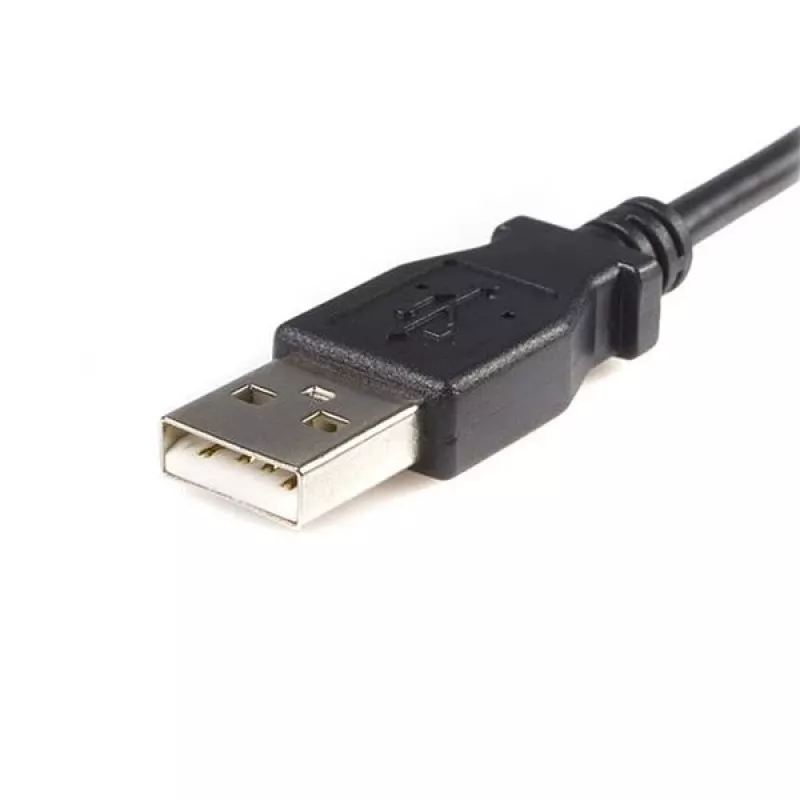 StarTech.com 1 m Micro USB laidas - A į Micro B, juodas