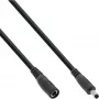 InLine DC ilginimo laidas, DC kištukas/lizdas 4.0x1.7mm, AWG 18, juodas 5m