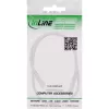 InLine DC ilginimo laidas, DC kištukas / lizdas 3,5x1,35 mm, AWG 18, baltas, 0,5 m