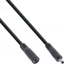 InLine DC ilginimo laidas, DC kištukas/lizdas 3,5x1,35 mm, AWG 18, juodas 5 m