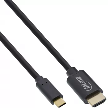 InLine USB-C į HDMI laidas, 5 m