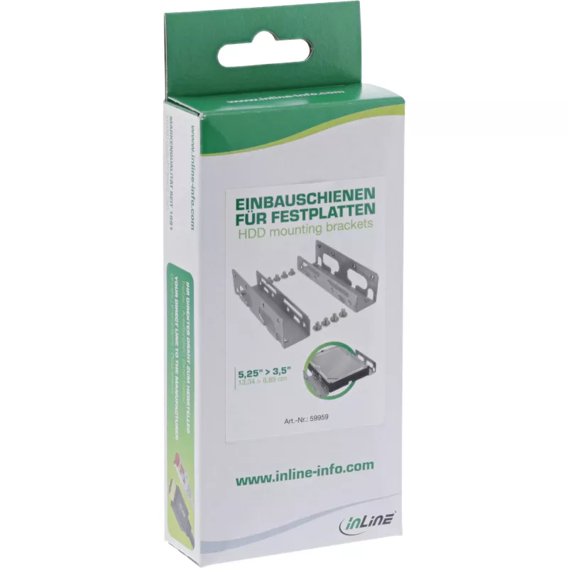 InLine tvirtinimo bėgeliai 3,5 colio HDD 59959