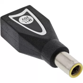 InLine jungiklio kištukas M11 (20V) universaliam maitinimo šaltiniui 90W / 120W, juodas