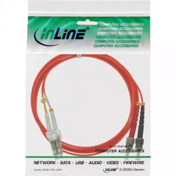 InLine Fiber Optic Duplex laidas LC/ST 50/125µm OM2 2m