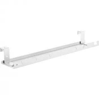 Kabelių vediklis / lentyna po stalu InLine 131×590×74 mm, balta