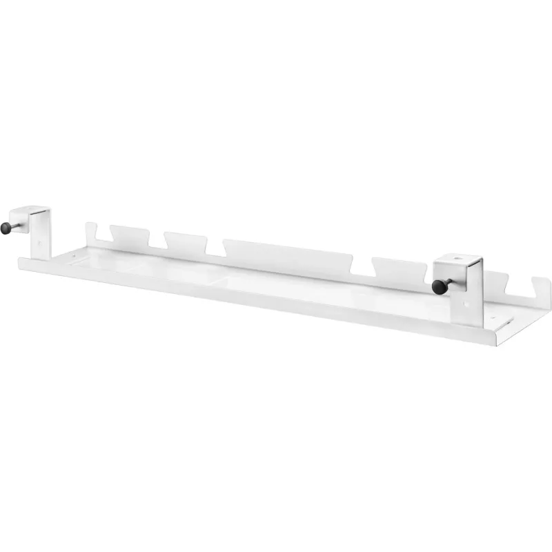 Kabelių vediklis / lentyna po stalu InLine 131×590×74 mm, balta