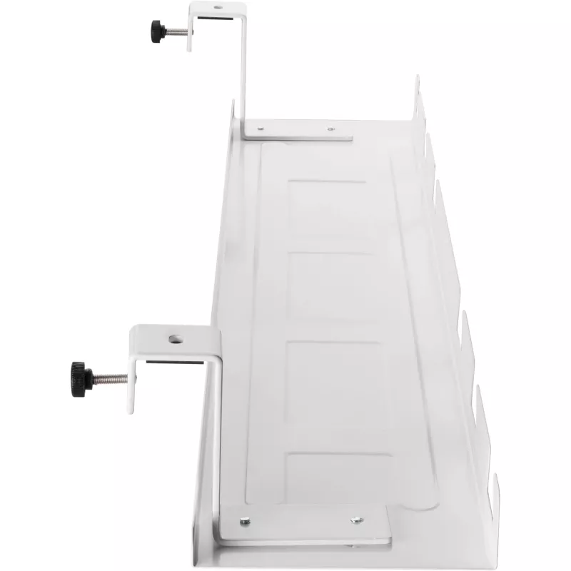 Kabelių vediklis / lentyna po stalu InLine 131×590×74 mm, balta