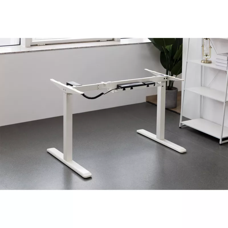 Kabelių vediklis / lentyna po stalu InLine 131×590×74 mm, balta