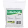 Vamzdinis kabelio gaubtas InLine 1 m × 25 mm, tekstilinis su lipduku, baltas