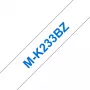 Žymėjimo juosta Brother MK233 12mm mėlyna/balta