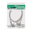InLine maitinimo laidas, CEE 7/7 kampuotas / 3 kontaktų IEC C13 kampuotas, pilkas, 1,8 m