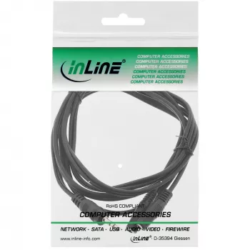Y-Kabelis 3,5 mm Jack Kištukas į 2x 3,5 mm Lizdą Stereo 5 m InLine 99300D
