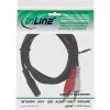 Audio kabelis 2x RCA vyriškas / 3,5 mm stereo moteriškas 5 m InLine 89940E