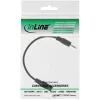 InLine garso adapterio laidas 4 kontaktų 2,5 mm kištukas / 4 kontaktų 3,5 mm lizdas 1 m