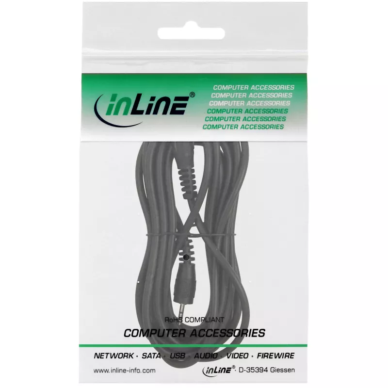 InLine garso kabelis 2,5 mm stereo kištukas / kištukas 2 m
