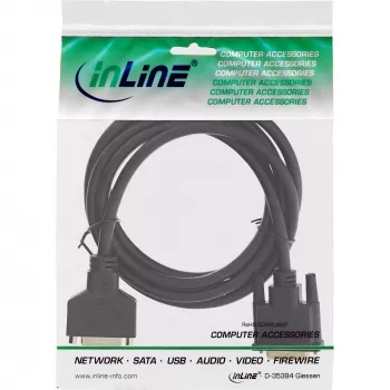 DVI-D laidas Premium 24+1 Dual Link kištukas-lizdas auksuotas 3m InLine 17763P