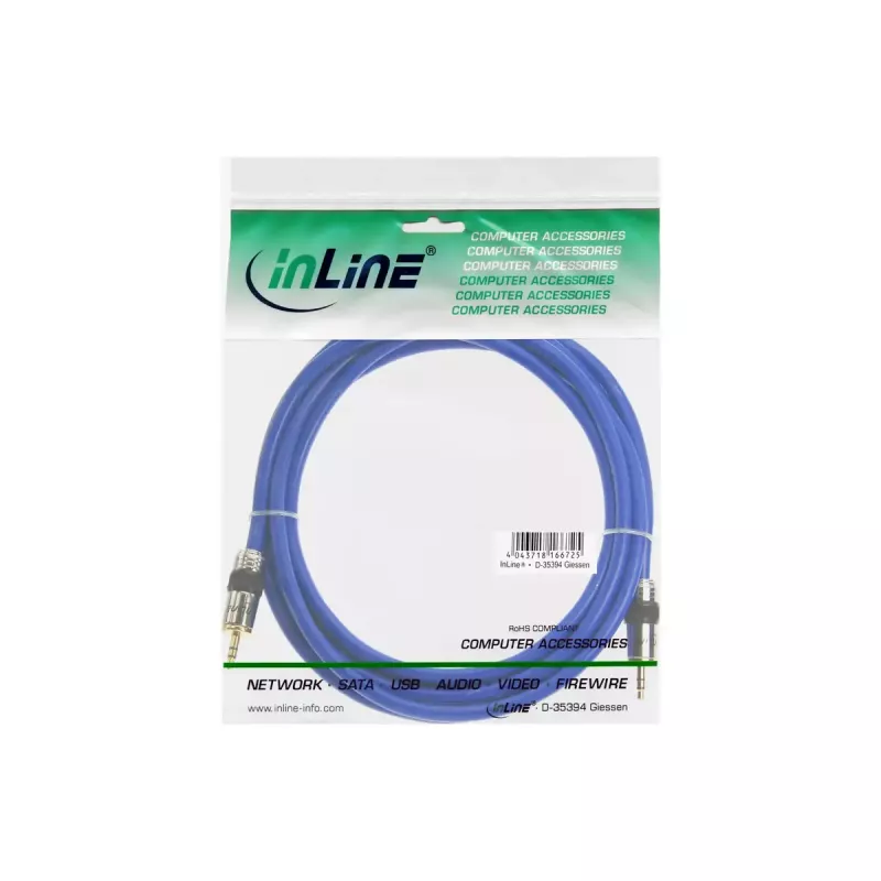 InLine Premium garso laidas 3,5 mm stereo kištukas / kištukas 10 m