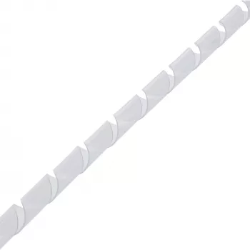 Spiralinė kabelių juosta 10 m, 16 mm skersmuo, balta – InLine