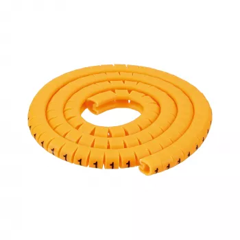 Žymėjimo žiedeliai kabeliams InLine 5.2–10 mm, skaitmenys 0–9, 1000 vnt., geltoni