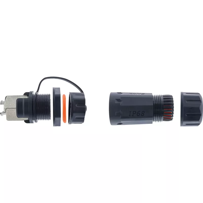 InLine Cat.6A movų rinkinys, vandeniui atsparus IP68, 2x RJ45 F/F, 1:1