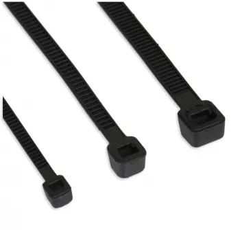 Kabelių raiščiai InLine 400 mm × 7,2 mm juodi, atsparumas tempimui 539,4 N – 100 vnt.