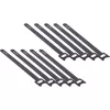 InLine kabelių raištis su lipnia juosta 180x12 mm 10 vnt. juoda