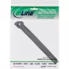 InLine kabelių raištis su lipnia juosta 180x12 mm 10 vnt. juoda