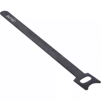 InLine kabelių raištis su lipnia juosta 180x12 mm 10 vnt. juoda