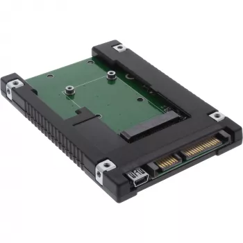 InLine 2,5 colio SATA į mSATA SSD adapteris 76620B juodas