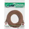 InLine Patch Laidas S/FTP PiMF Cat.6 250MHz PVC varis rudas 15m
