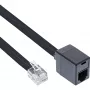 InLine prailginimo modulinis kabelis RJ12 6P6C kištukas / lizdas 2 m
