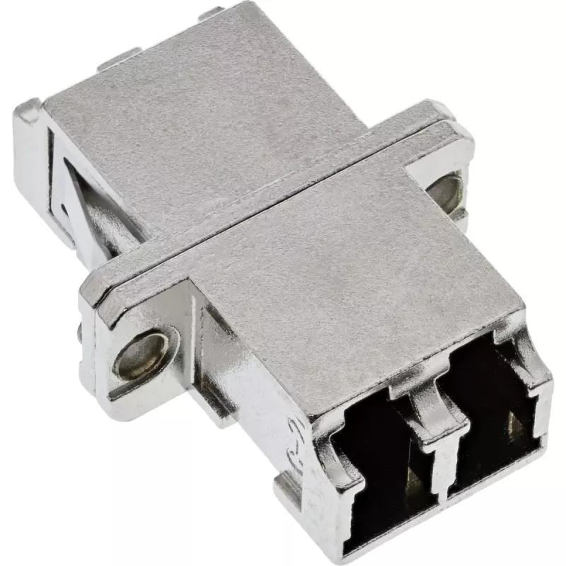 InLine optinis adapteris metalinis duplex LC/LC SM keramine mova su flanšu