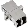InLine optinis adapteris metalinis duplex LC/LC SM keramine mova su flanšu