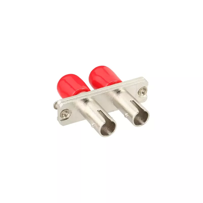 InLine optinis adapteris metalinis duplex ST/ST MM su keramine mova ir flanšu