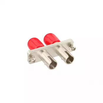 InLine optinis adapteris metalinis duplex ST/ST MM su keramine mova ir flanšu