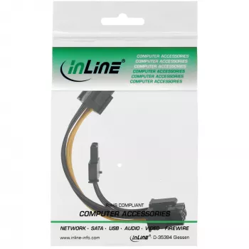 InLine vidinis maitinimo adapteris 6 kontaktų / 8 kontaktų PCIe vaizdo plokštėms