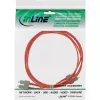 InLine SC/SC 50/125µm OM2 0,5 m šviesolaidinis dvigubas kabelis