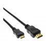 InLine HDMI mini laidas, High Speed HDMI, AM/CM, paauksuoti kontaktai, 1 m