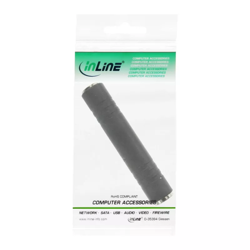 Garso adapteris 6,3 mm lizdas / lizdas stereo InLine 99307