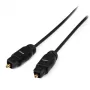 StarTech.com 15 pėdų plonas Toslink skaitmeninis optinis SPDIF garso kabelis