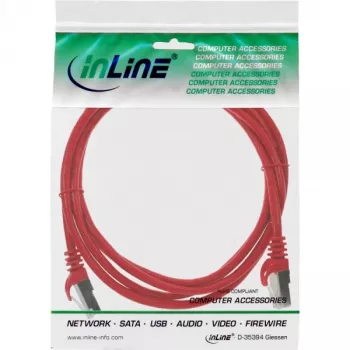InLine Patch Laidas SF/UTP Cat.5e raudonas 1,5 m