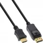 InLine DisplayPort į HDMI keitiklio laidas juodas 7,5 m