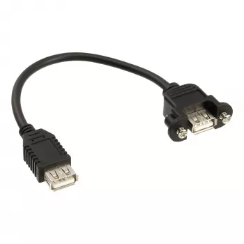 InLine USB 2.0 adapterio laidas A lizdas / A lizdas, 0,2 m