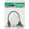 InLine USB 2.0 adapterio laidas A lizdas / A lizdas, 0,2 m