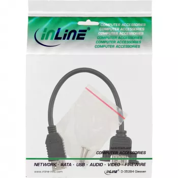 InLine USB 2.0 adapterio laidas A lizdas / A lizdas, 0,2 m